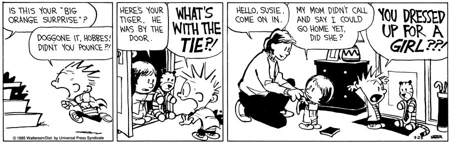 Calvin and Hobbes from the archive! March 23, 1995