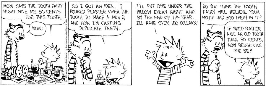 Today's Calvin and Hobbes, February 04, 2025