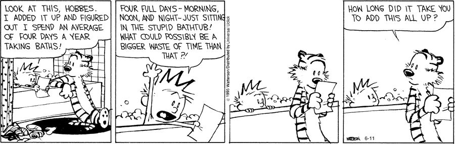 Calvin and Hobbes from the archive! June 11, 2015