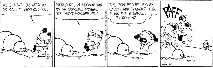 Today's Calvin and Hobbes, February 06, 2025