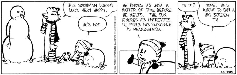 Calvin and Hobbes from the archive! January 09, 2023