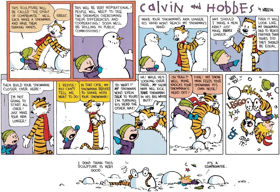 Today's Calvin and Hobbes, February 02, 2025