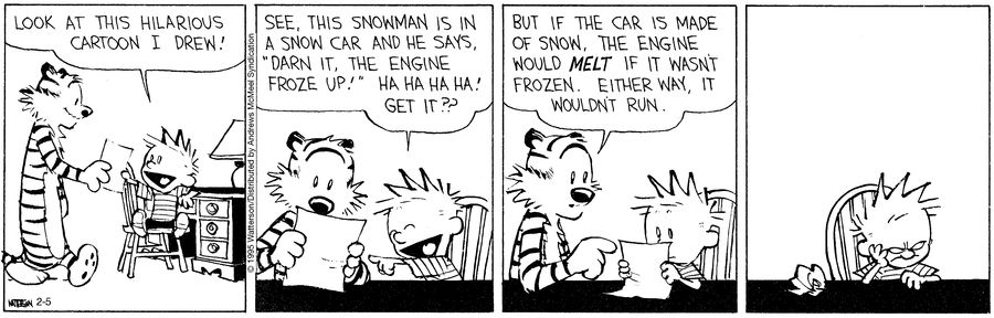 Today's Calvin and Hobbes, February 05, 2025