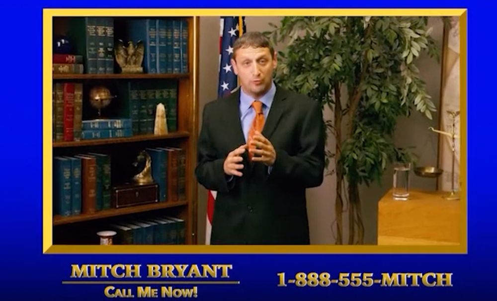tim robinson in the itysl sketch titled "has this ever happened to you" in which he plays a personal injury lawyer who winds up describing something utterly bizarre that clearly has never happened to anyone but him