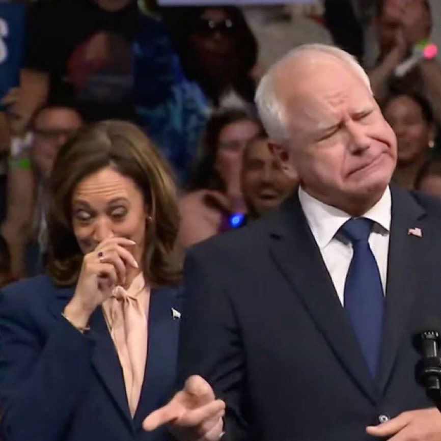 Woman coverin nose man smirking