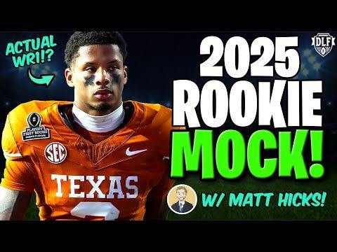 A 2025 Dynasty Rookie Mock Draft! (with Matt Hicks!)