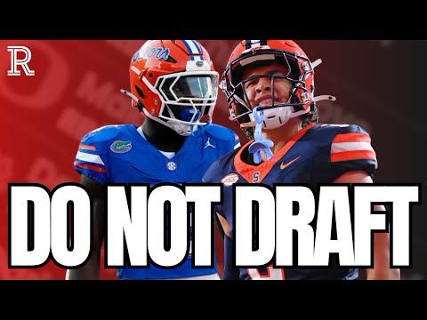 Do NOT Draft these 7 Players in College Fantasy Football