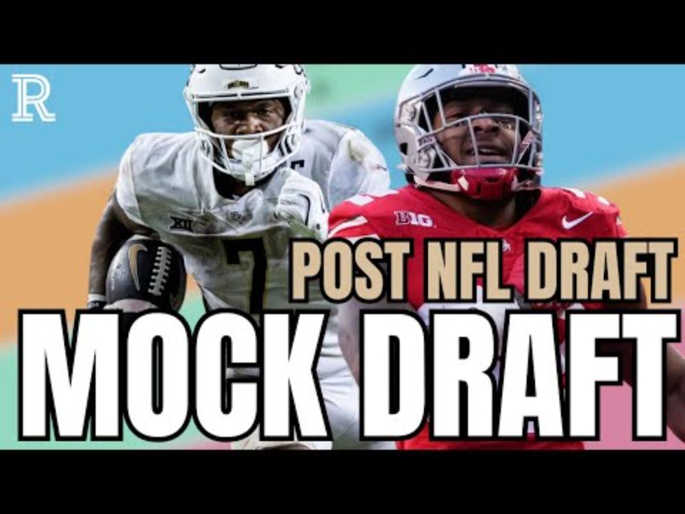The FIRST Post NFL Draft Fantasy Football Rookie Mock Draft