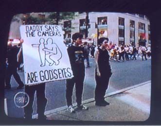 Daddy says the cameras are God's eyes.