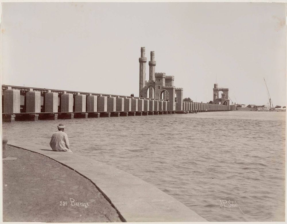 Jean Pascal Sébah (Syriac-Armenian, 1872 – 1947) Barrage (Dam); date unknown