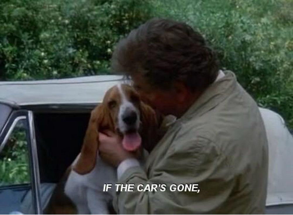 “If the car’s gone,”