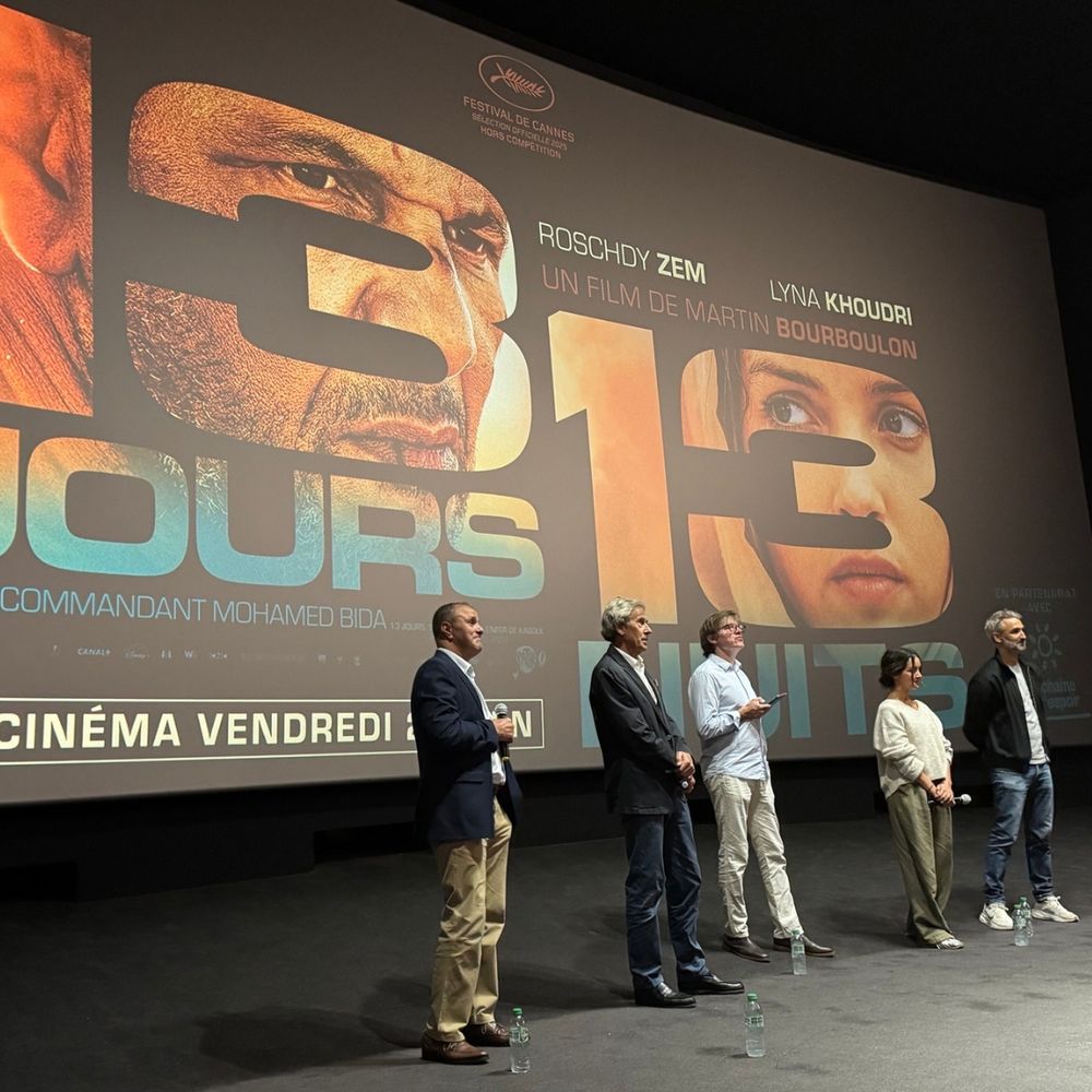 Lors de la projection du film 13 jours, 13 nuits.
