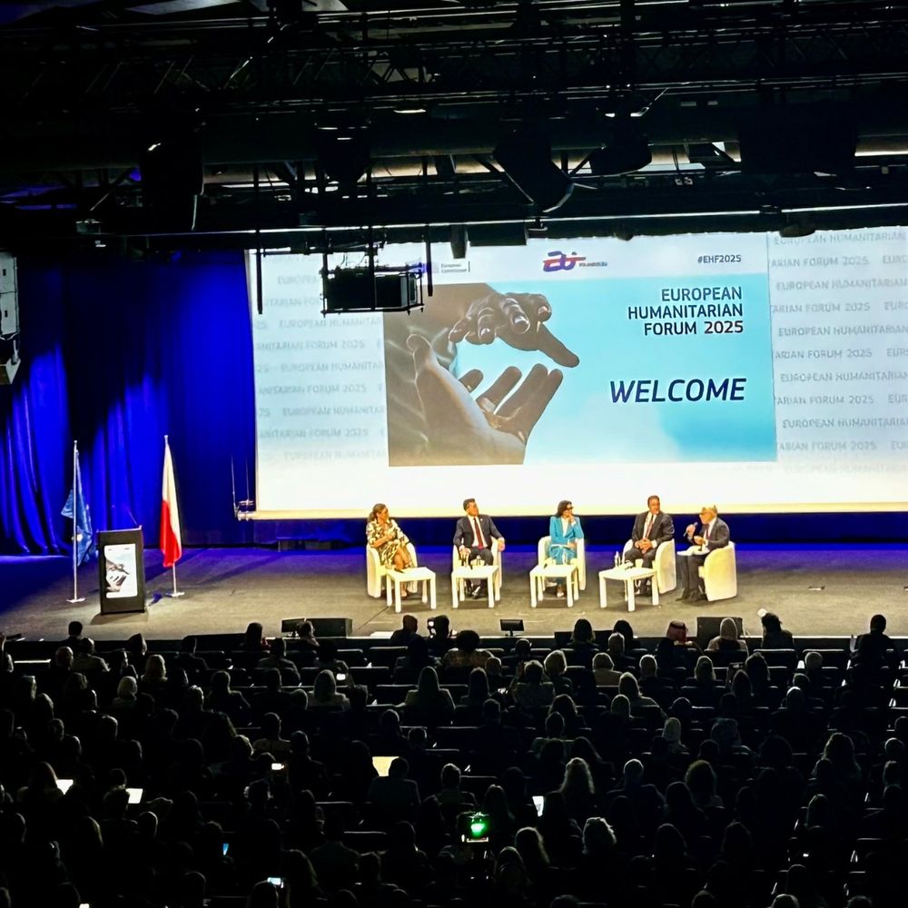 À l’European Humanitarian Forum 2025.