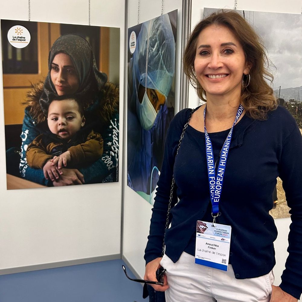 Anouchka Finker, Directrice générale de La Chaîne de l'Espoir, à l’European Humanitarian Forum 2025.