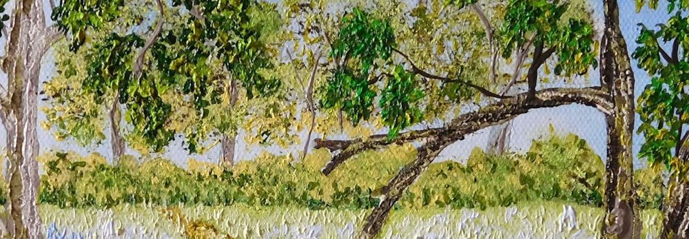 The banner image for this journal special issue shows an oil painting of trees, blue sky, and a meadow.