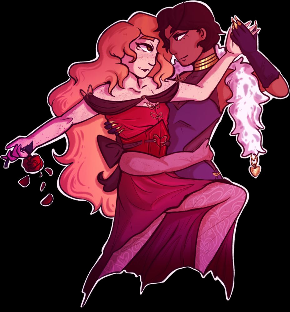 Imogen & Philomena dancing together