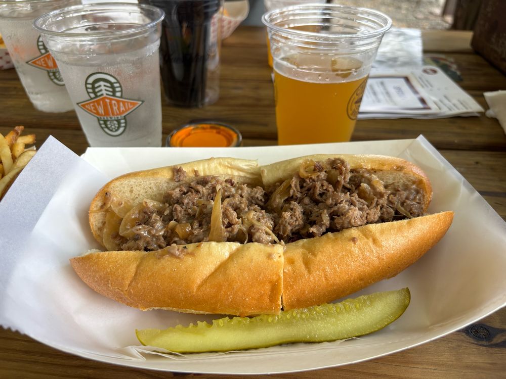 Photo of a cheesesteak