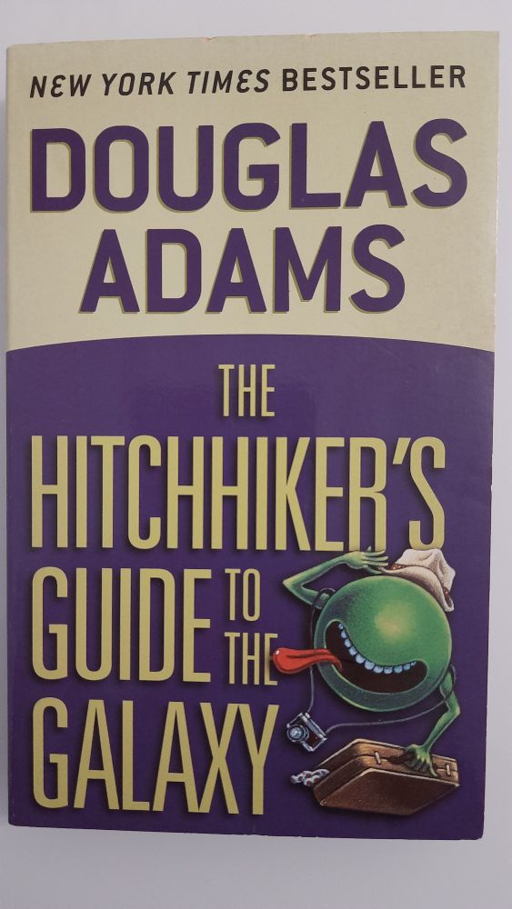 Copertina del libro The Hitchhiker's Guide to the Galaxy