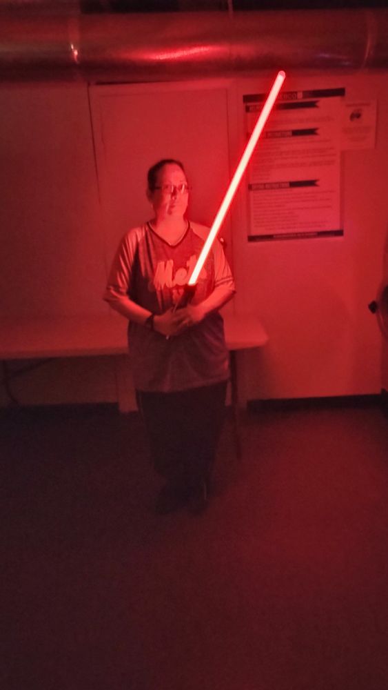 Red light saber