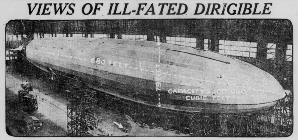 Picture of the airship Shenandoah.