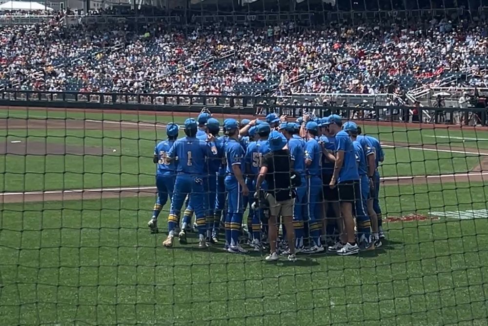 UCLA in perfect blue tops, pants and stirrups