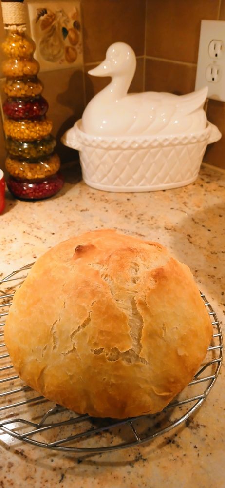 Crispy crust rustic bread