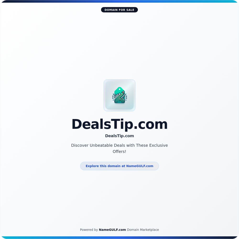 Buy Domain DealsTip.com