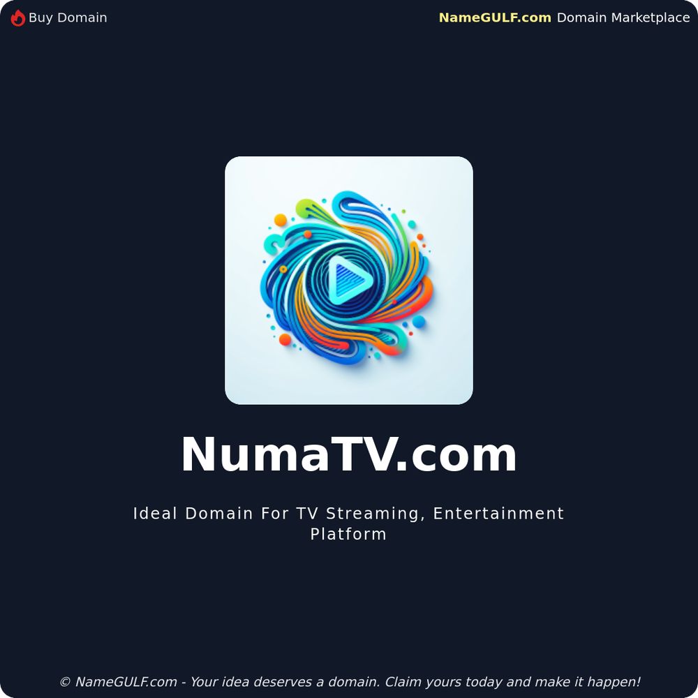 Buy Domain NumaTV.com