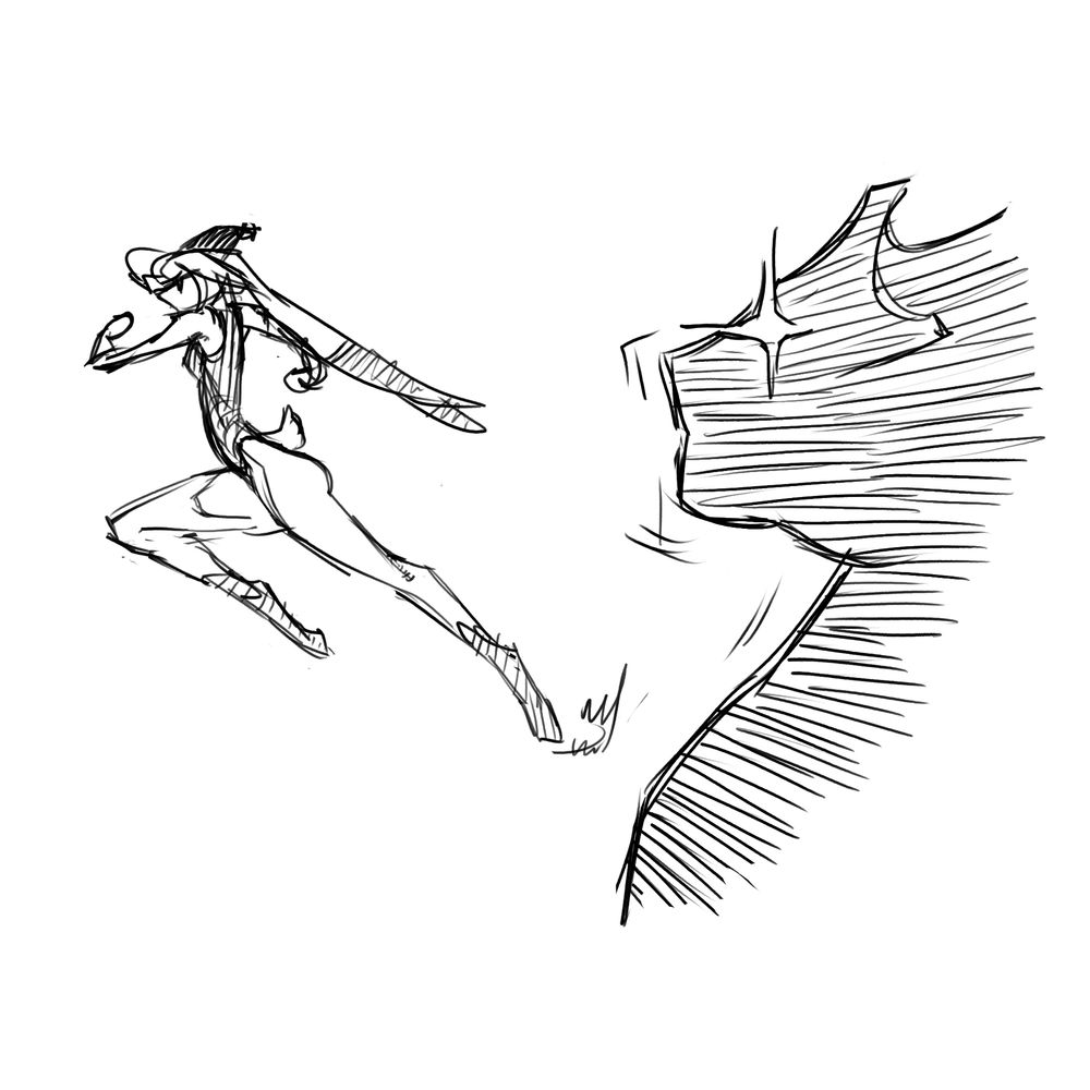 Derby is sprinting by, catching Odin's eye