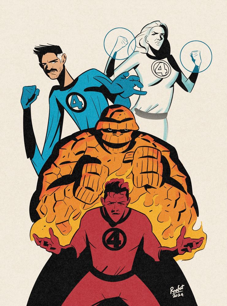 Fan art of the Fantastic Four