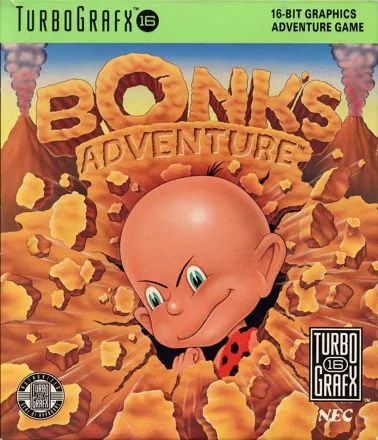 Box art for the TurboGrafix 16 video game ‘Bono’s Adventure’