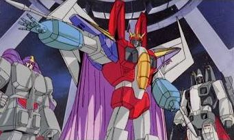 Still photo of Starscream from the animated 1986 The Transformers: The Movie