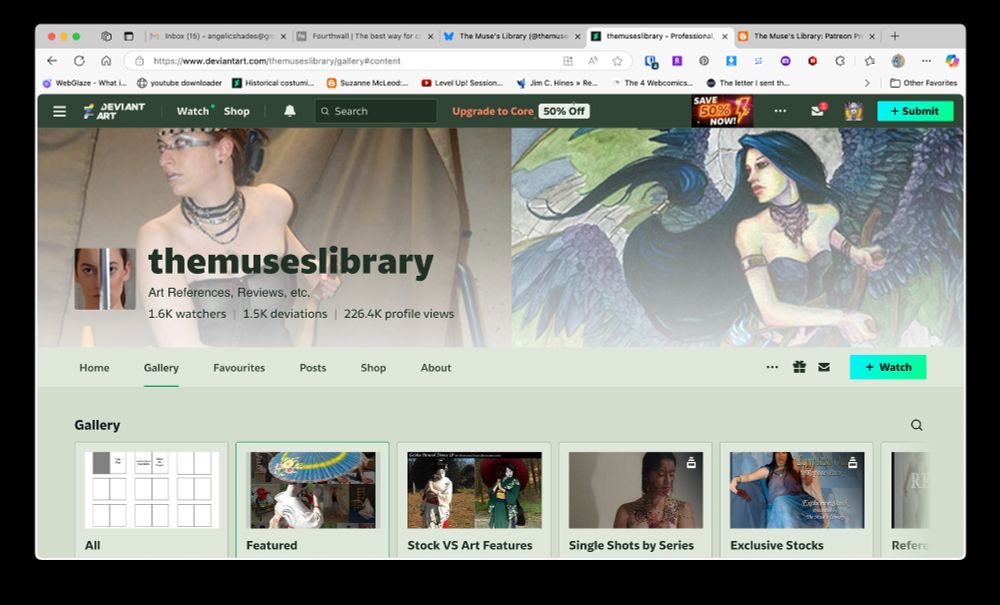 The old ladydove7-stock account on DeviantART.  Now called The Muse's Library.