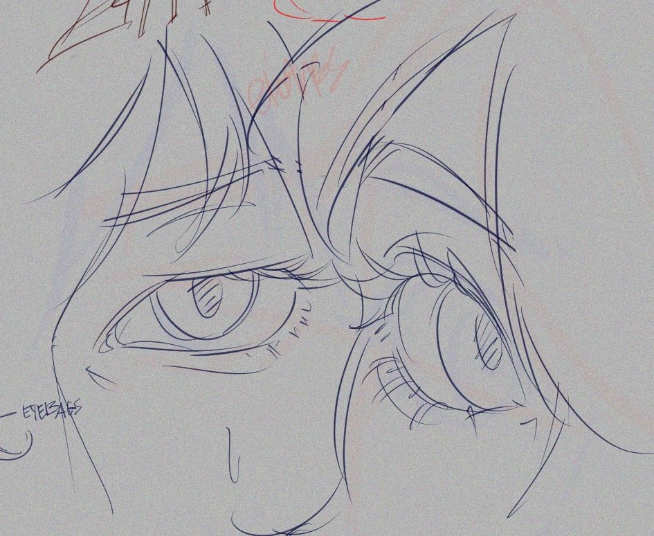 close-up of ephraim and eren's eyes.

"what's the point of this, anyway?" he'd ask.