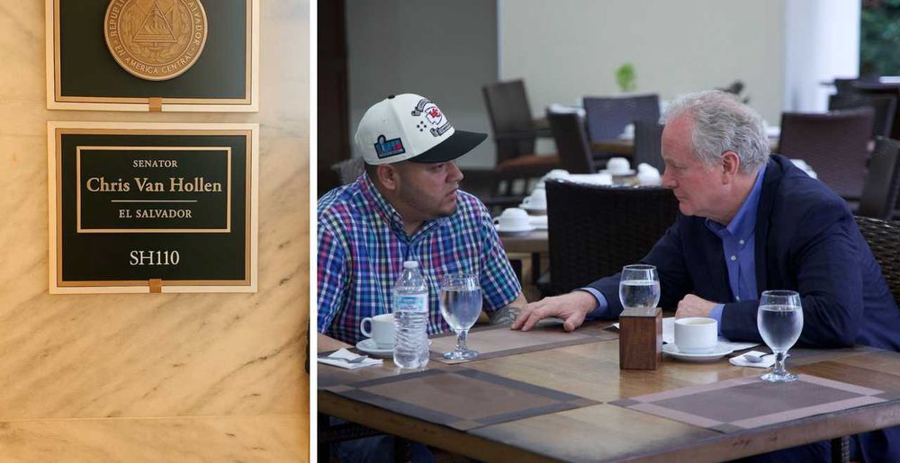 Trump Ally Mocks Senator With Fake Plaque After Trip To See Mistakenly Deported Gang Suspect