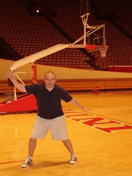 Me on the floor at Assembly Hall in 2007 (I think?)