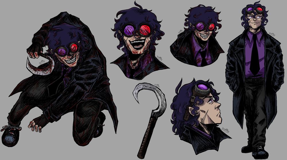 model sheet character design
