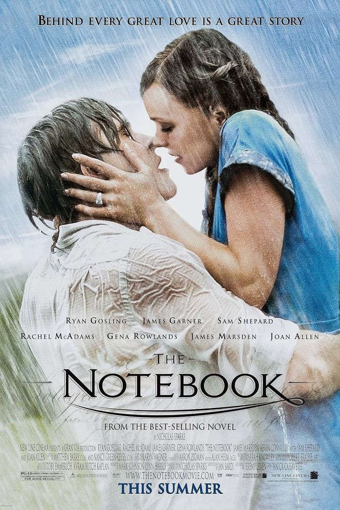 Movie poster of The Notebook