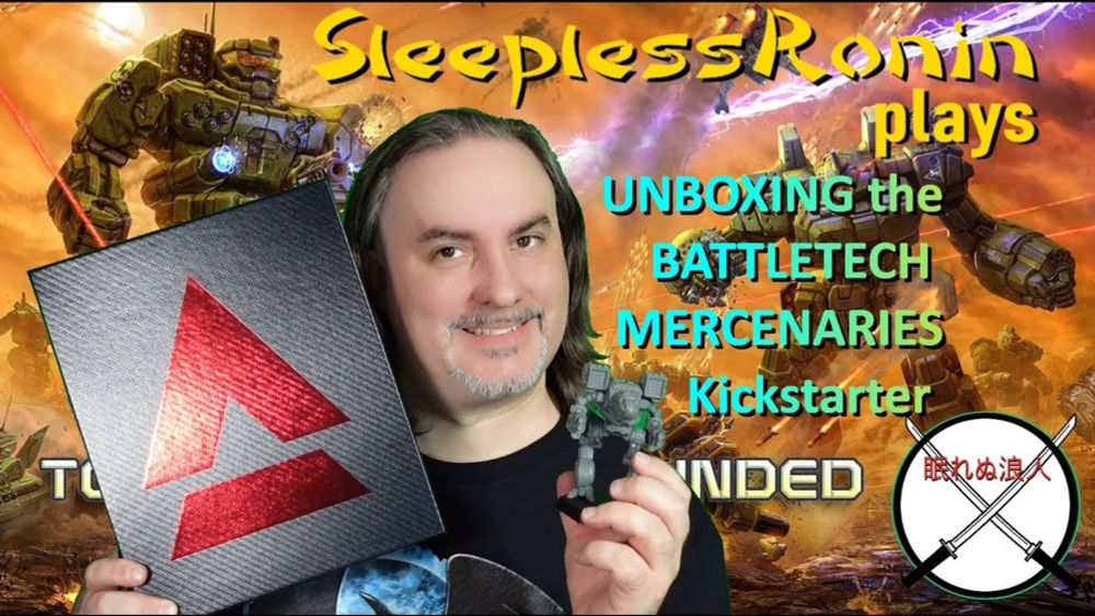 Unboxing the Battletech Mercenaries Kickstarter with SleeplessRonin