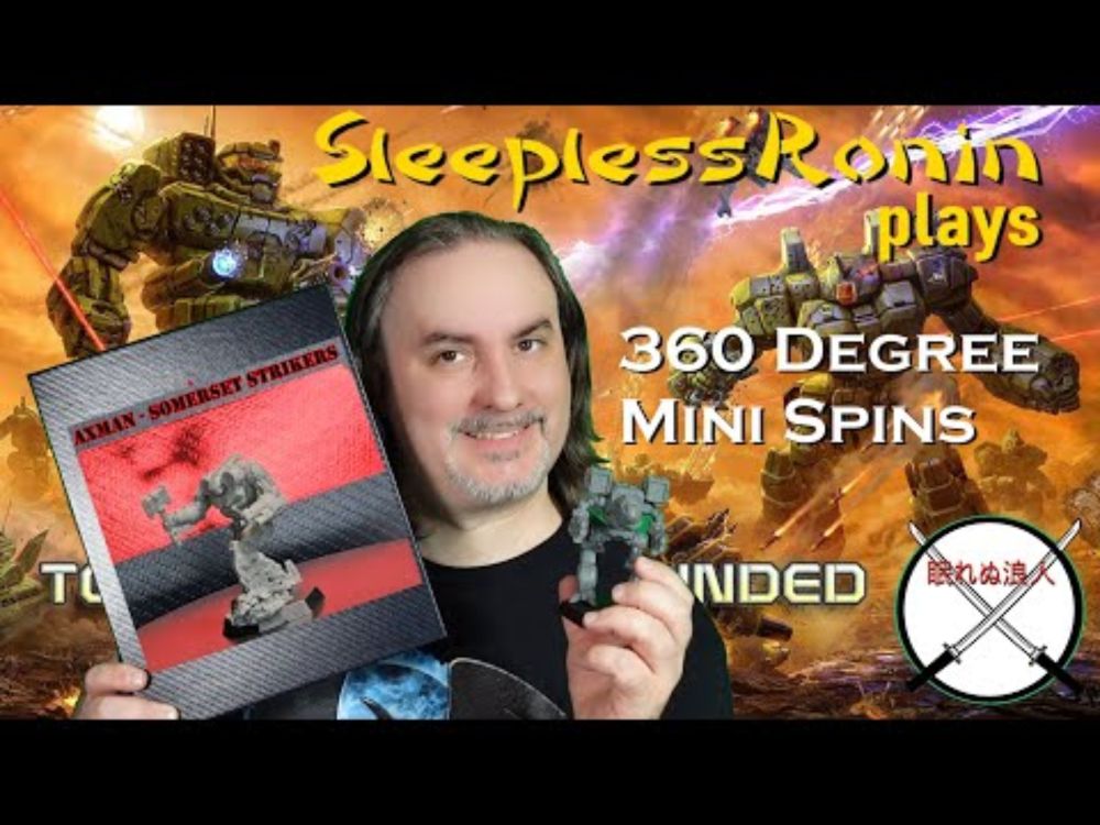 Battletech Mercenaries Kickstarter 360 Degree Mini Spins with SleeplessRonin