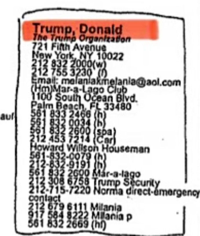 Epstein's little black book 