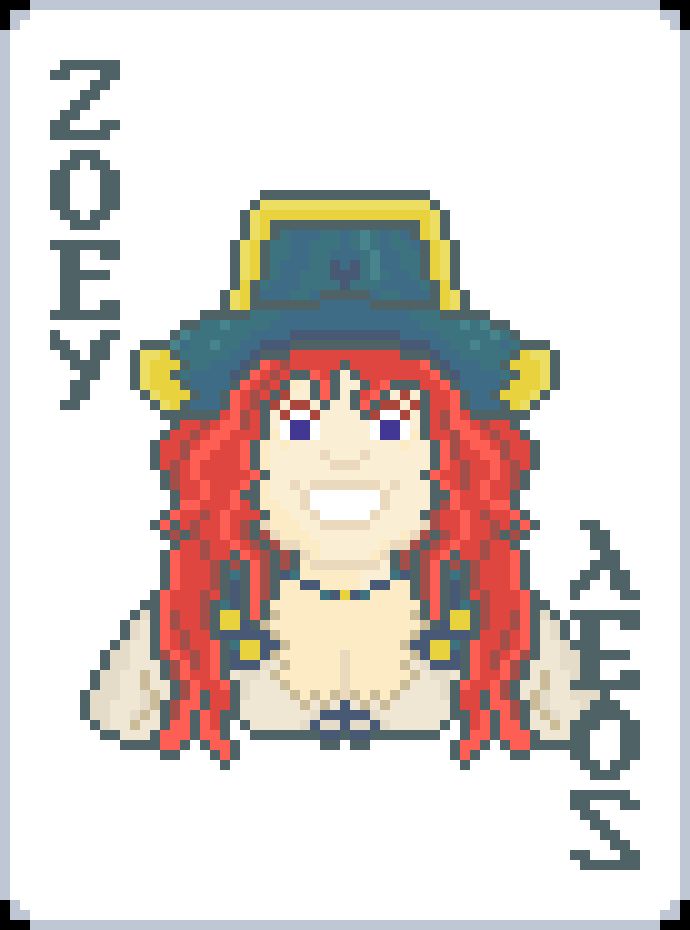 Balatro Reskin of the Swashbuckler Joker, resembling SkylordZoey
