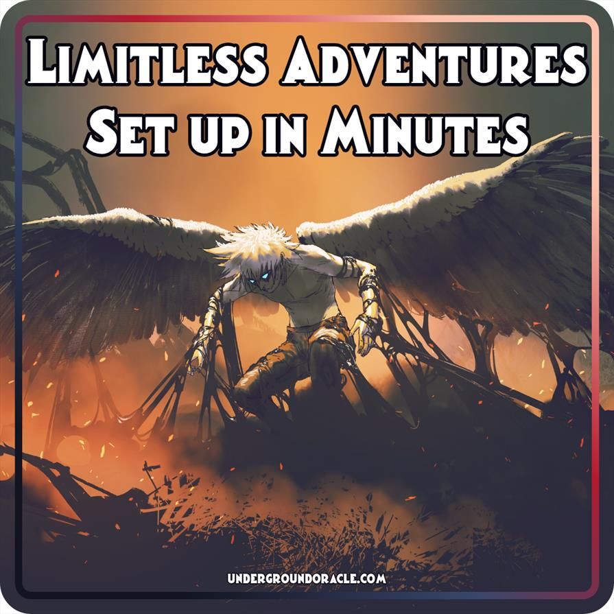 An ad card for Cypher Dimensions from Underground Oracle Publishing. It features art by Tithi Luadthong.