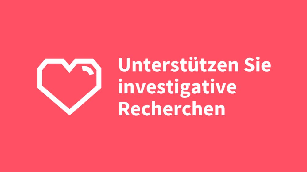 Unterstützen Sie investigative Recherchen