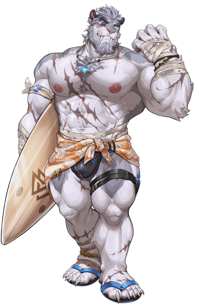 Ivar from AnotherEdios of DragonVein R in his summer outfit.