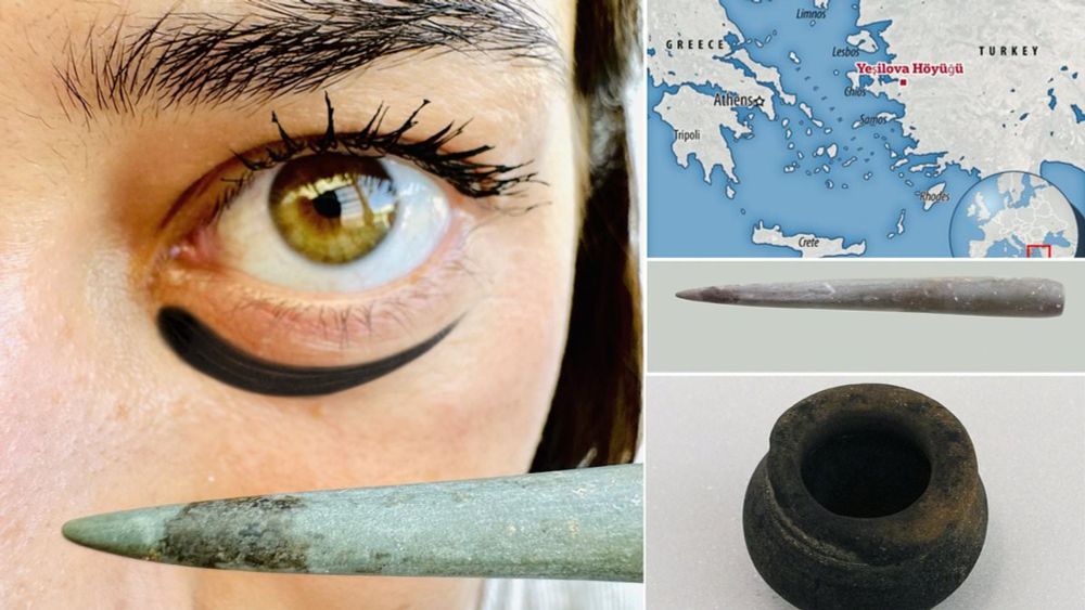 Scientists uncover the oldest eyeliner in ruins of a prehistoric city