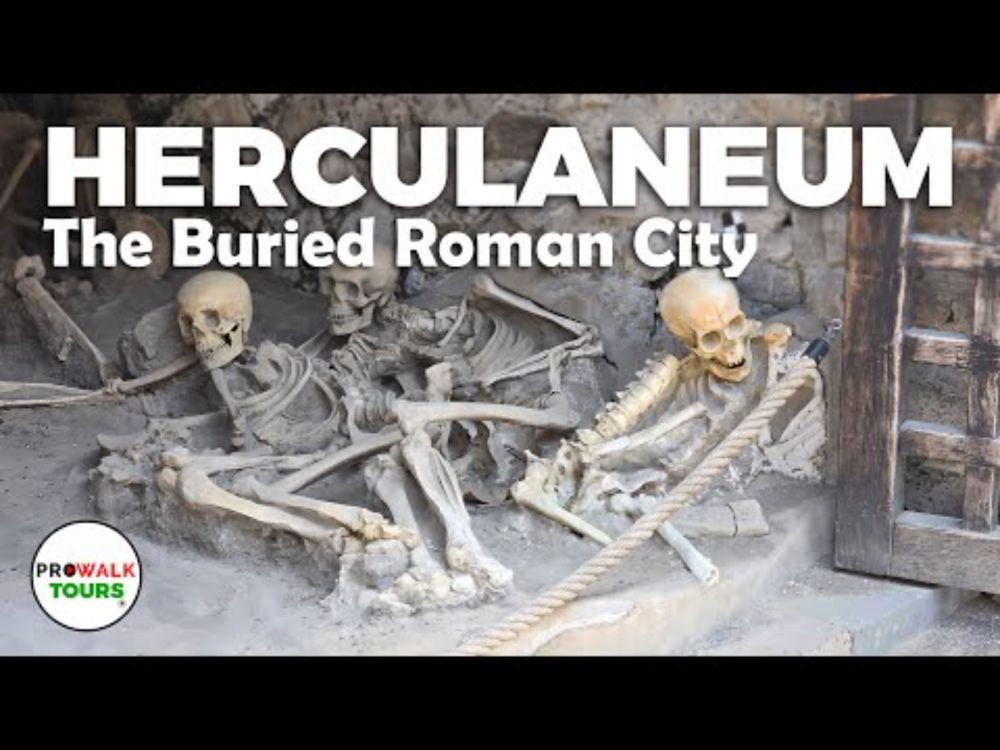 4K Herculaneum Walking Tour (2025) – The Ancient City Buried by Mt. Vesuvius
