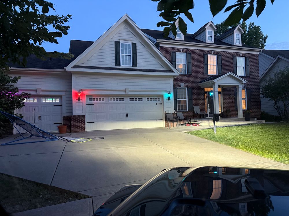 My house with pride lights 