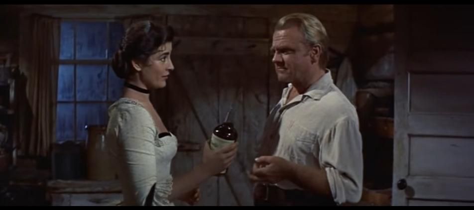 Irene Papas and James Cagney in Tribute to a Bad Man