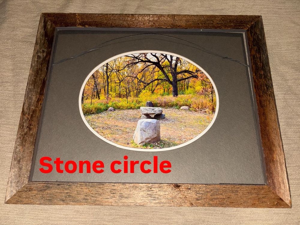 “Stone Circle” in the Carleton College Arboretum, built by the Reformed Druids of North America in 1999